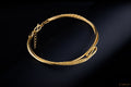 Double Strand Bracelet - 14K Gold