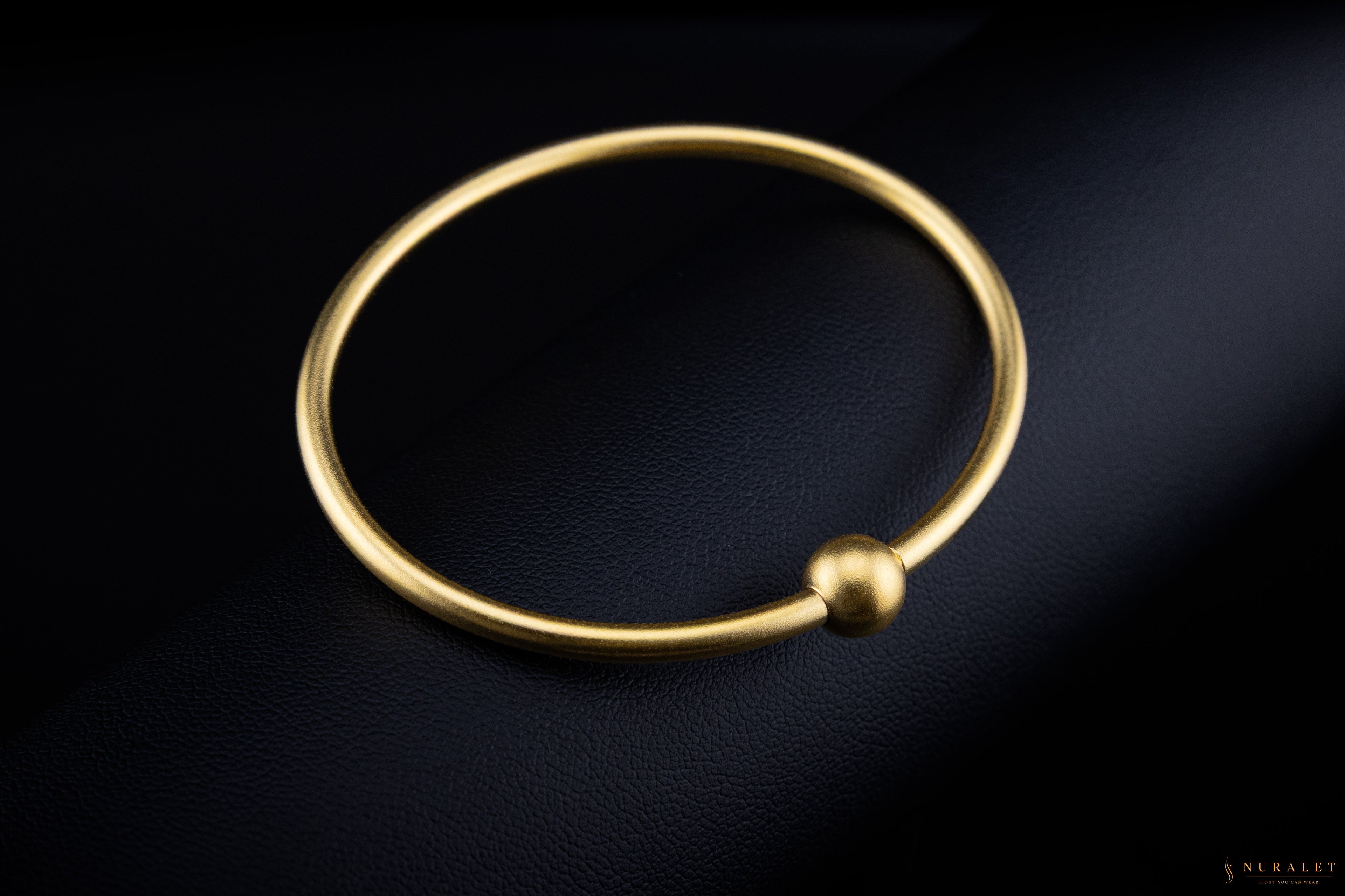 Single Bead Bracelet - 14K Gold