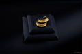 Hammered Wide Hoop Earrings - 24K Gold