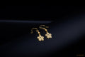 Clover Drop Earrings - 24K Gold 2.71g