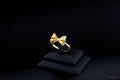 Bow charm Ring - Gold