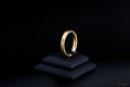 Screw Motif Band Ring - Gold